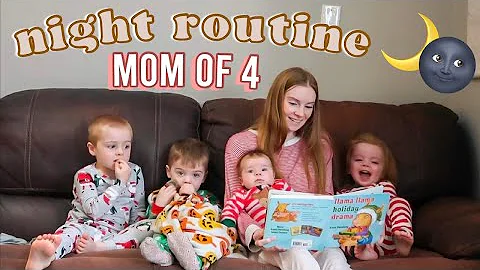 SOLO MOM OF 4 NIGHT ROUTINE  2022 | STAY AT HOME M...