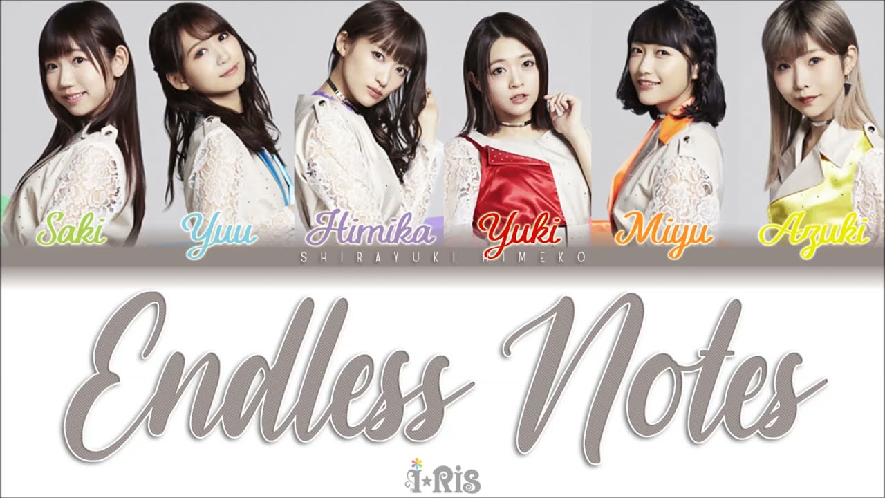 Endless Notes | i☆Ris | Full ROM / KAN / ENG Color Coded Lyrics