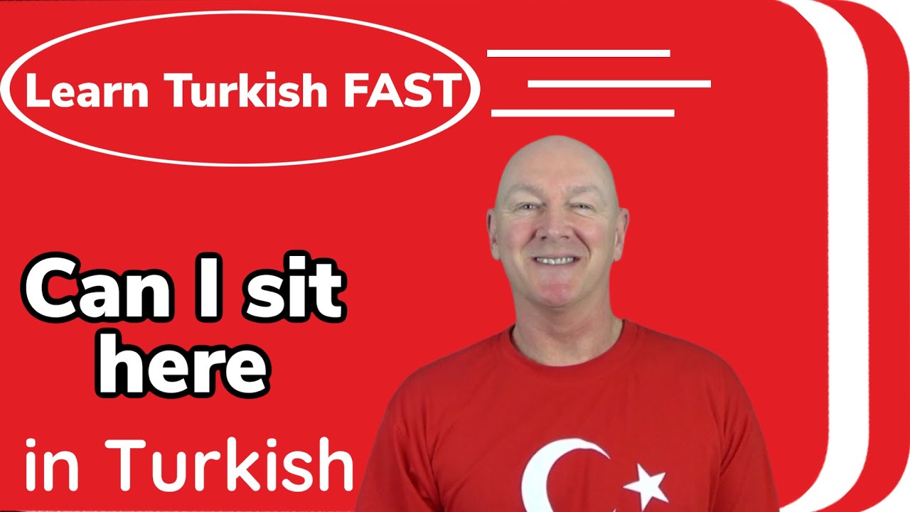 Learn Turkish | How to say "Can I Sit Here" in Turkish | Learn Turkish Language