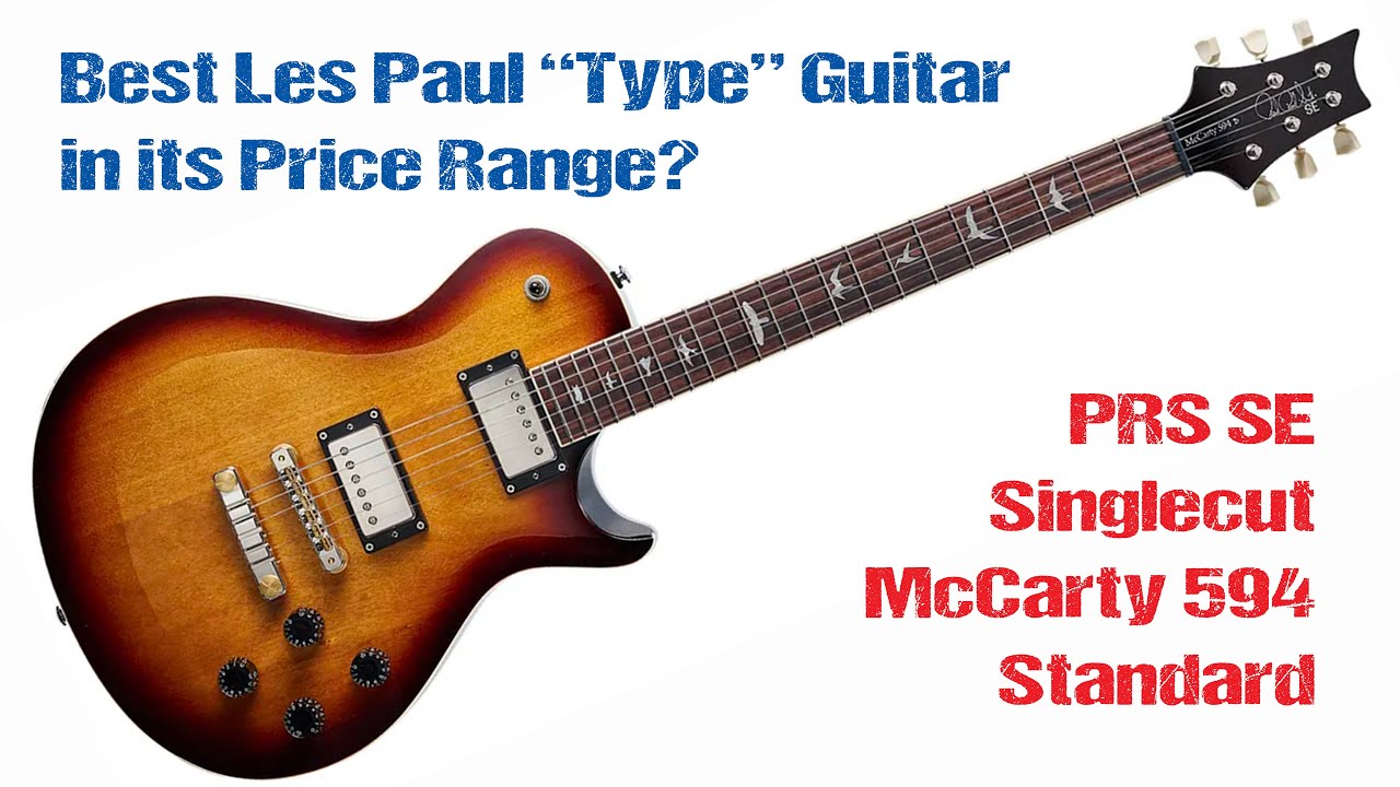 prs se mccarty 594 singlecut standard tobacco sunburst PRS SE Singlecut McCarty 594 Standard