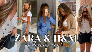 HUGE *NEW IN* ZARA/H&amp;M TRY ON HAUL! AUTUMN &amp; NEW IN TRANSITIONAL PIECES! BELLA STOVEY