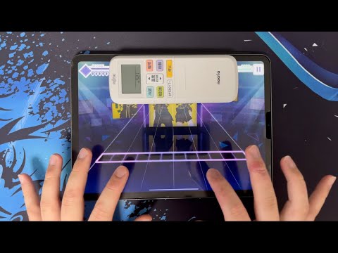 リモコンをiPadにリモコンを置いて初見でやって見た
