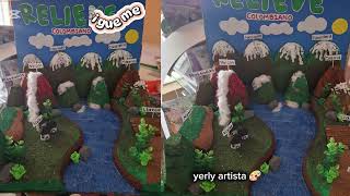 TUTORIAL DE COMO HACER UNA  MAQUETA DEL RELIEVE COLOMBIANO 🇨🇴