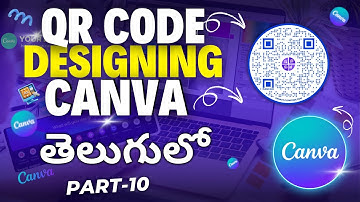 How to Create QR Code using Canva in Telugu 2025 | Canva Course in Telugu 2025 #canvatelugu #canva