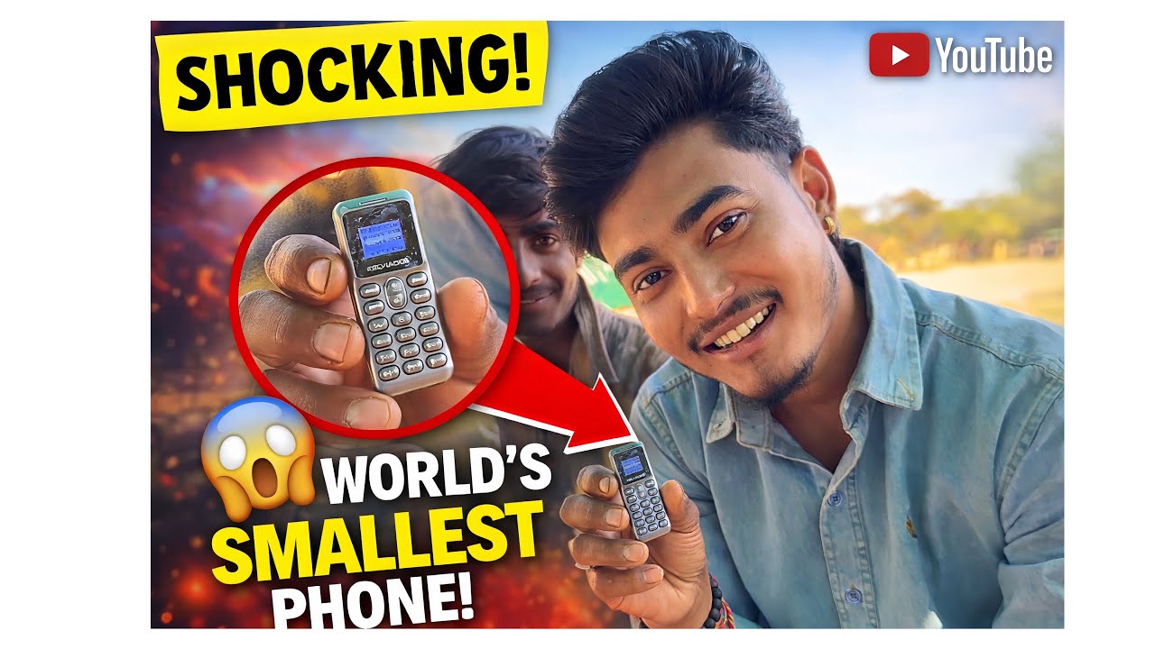 WORLD'S SMALLEST PHONE!📱 