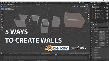 5 ways to create walls in Blender | Blender Tutorial for Beginners