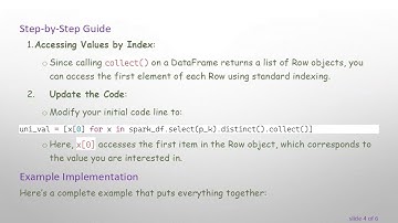 How to Extract Unique Values from a Column in PySpark Without Hardcoding the Column Name