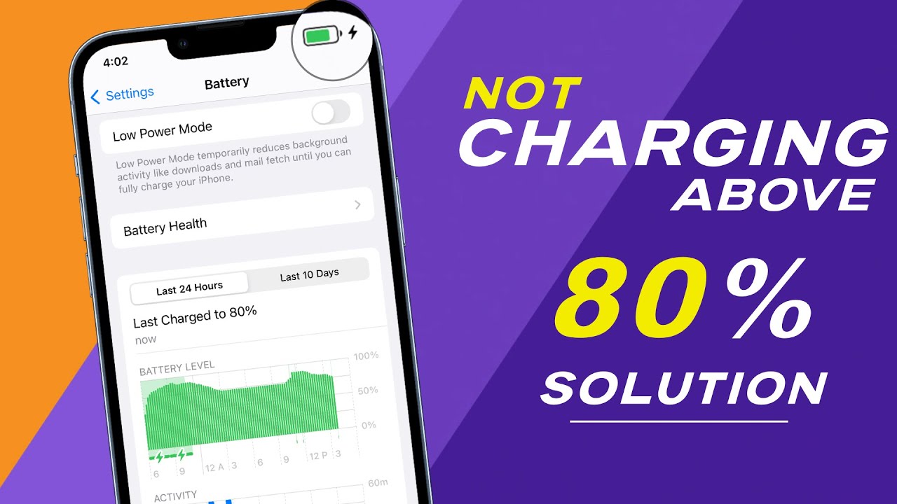 iPhone not charging above 80% - Solution!
