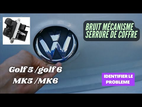 Hayon bloqué fermé Golf 5 2006 - Volkswagen - Mécanique