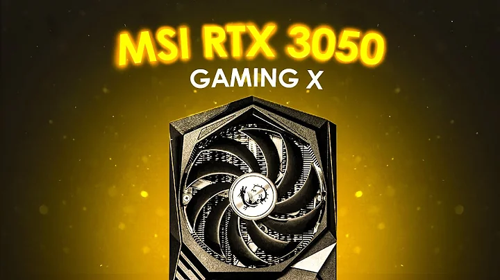 MSI GeForce RTX 3050 GAMING X 8G影卡評測