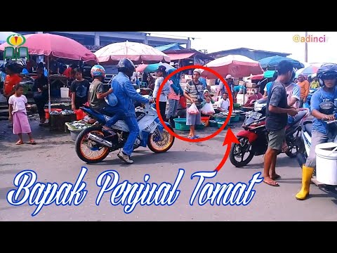 Perhatikan bapak penjual  tomat ini setelah selesai 