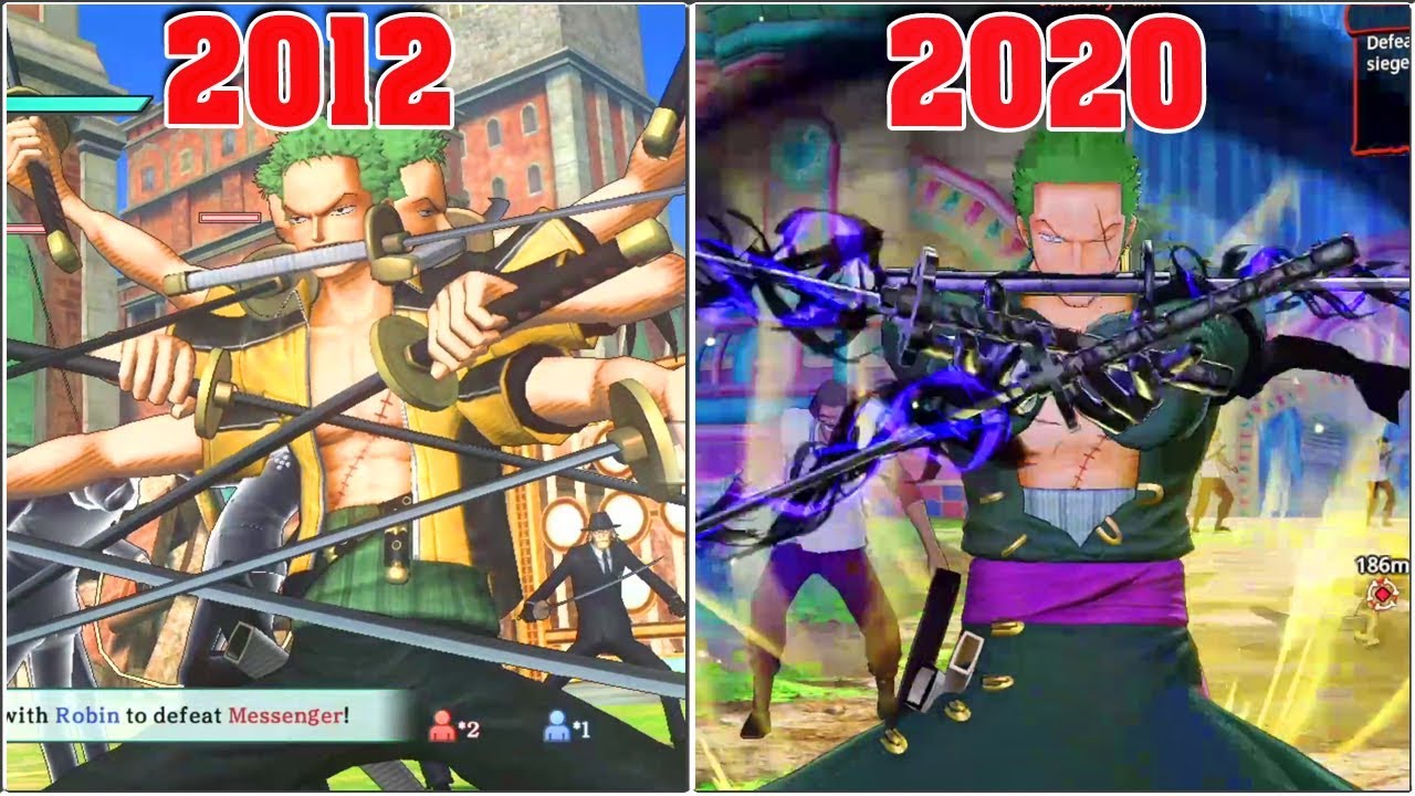 ゾロ 超必殺技集 進化の歴史 海賊無双1 4 12 Evolution Of Zoro S Special Attack Youtube