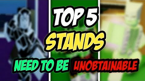 These 5 Stands/Specs NEED to be UNOBTAINABLE | Roblox: A Bizarre Day
