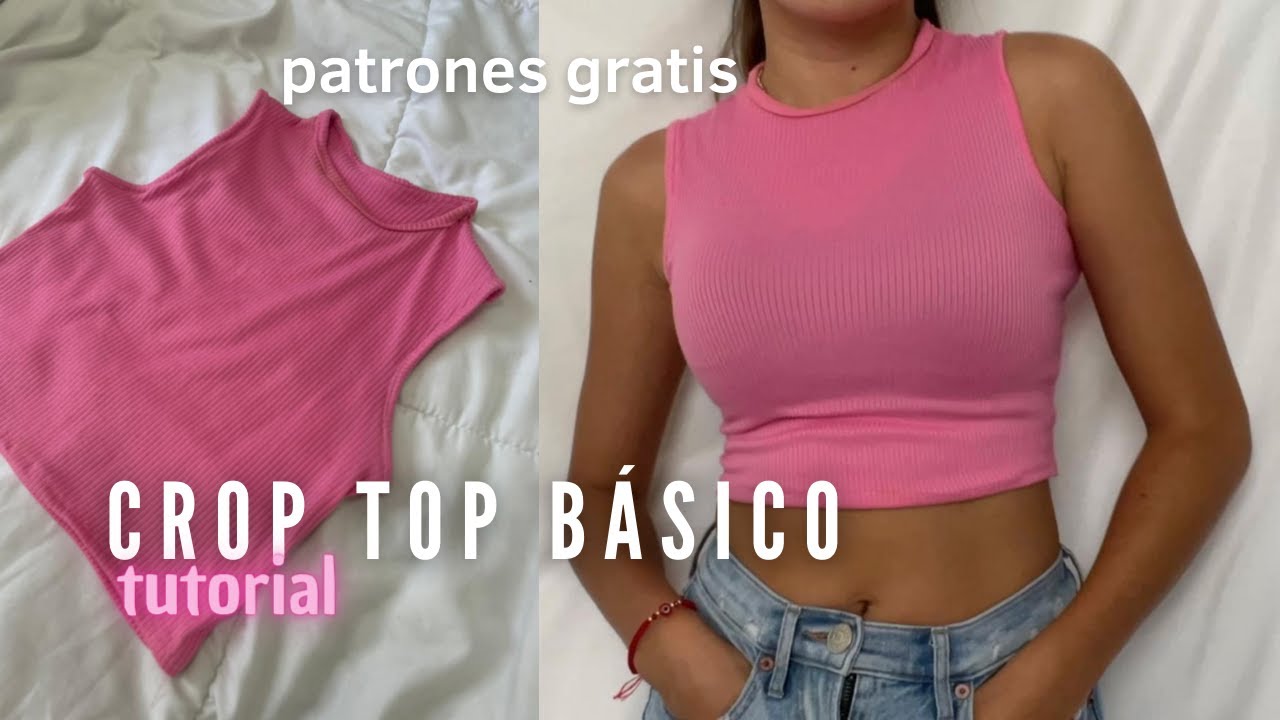 TUTORIAL TOP BÁSICO (patrones gratis)-Becky Valenzuela - YouTube