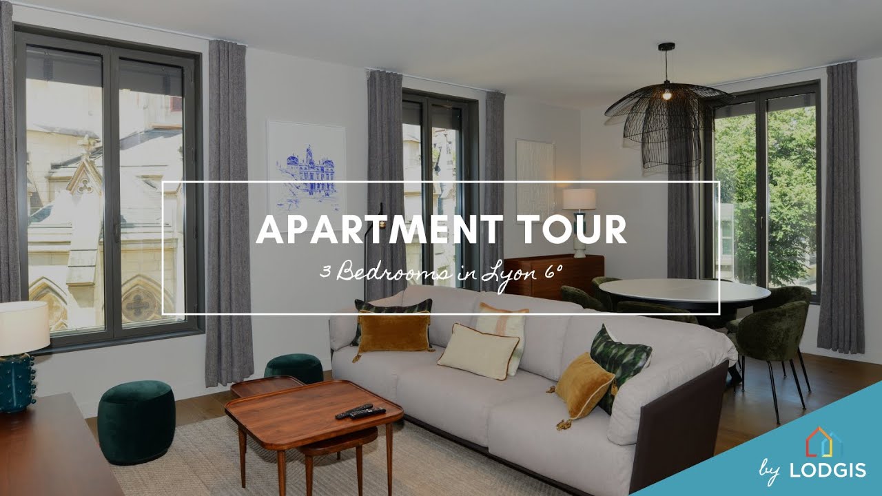 Apartment Tour // Furnished  124.6m2 in Lyon– Ref : 6L623726