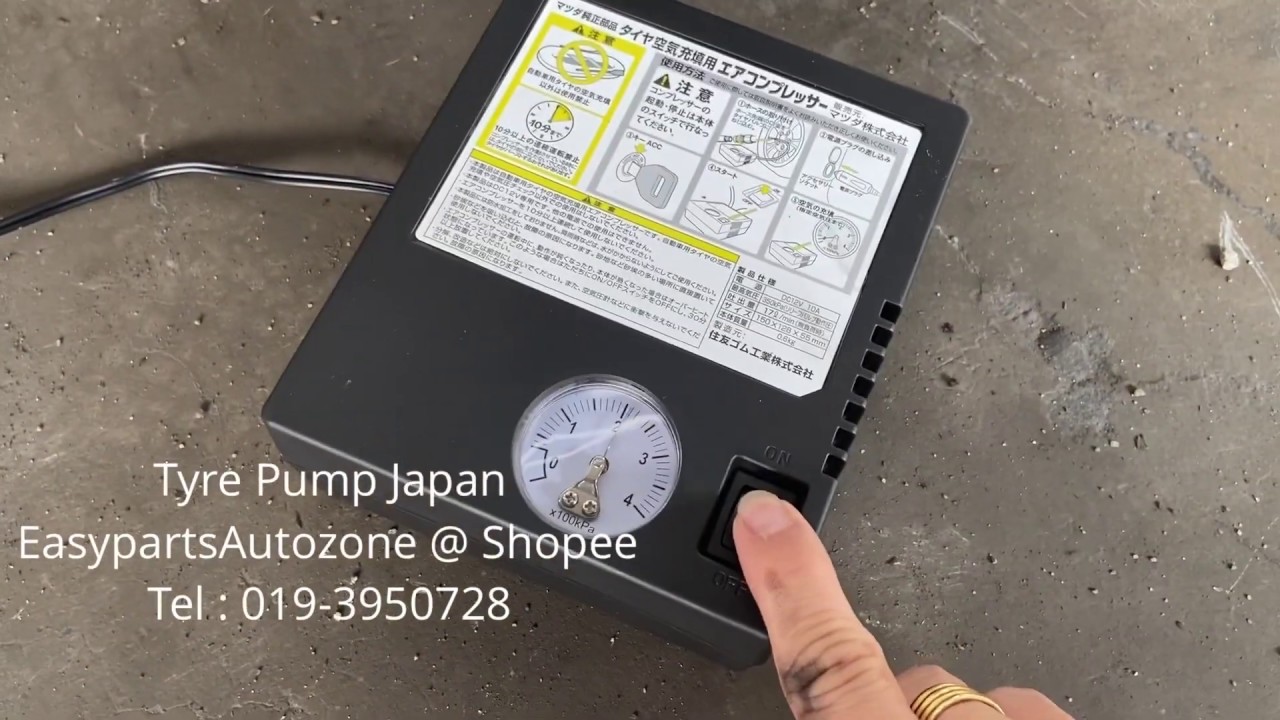 Japan Portable Tyre Inflator & Air Compressor
