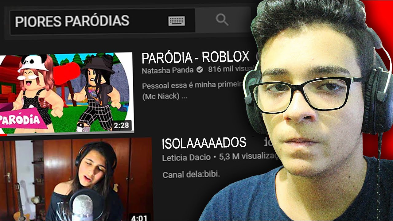 REAGINDO AS PIORES PARODIAS DO YOUTUBE!!!