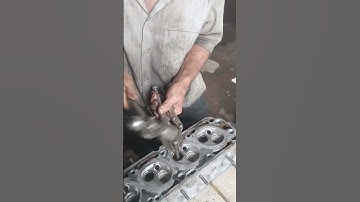 troca de guia de válvulas