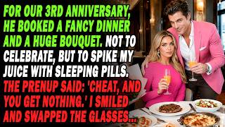 On Our 3rd Anniversary, My Husband Poisoned My Juice For His Mistress. I Just Swapped Glasses🔄️🍹