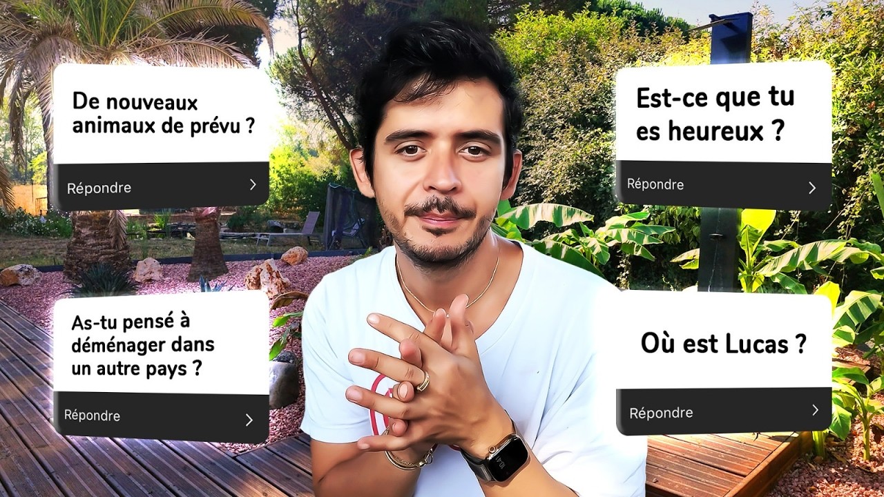 Episode 388 : FAQ et room tour (animaux, où est Lucas ?)