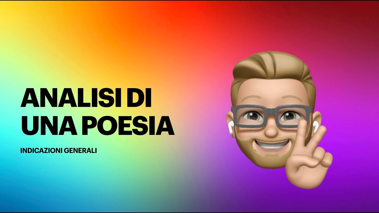 Analisi e commento di una poesia: come si fa? - YouTube