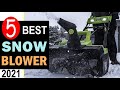 Best Snow Blower 🏆 Top 5 Best Snowblower for the Money