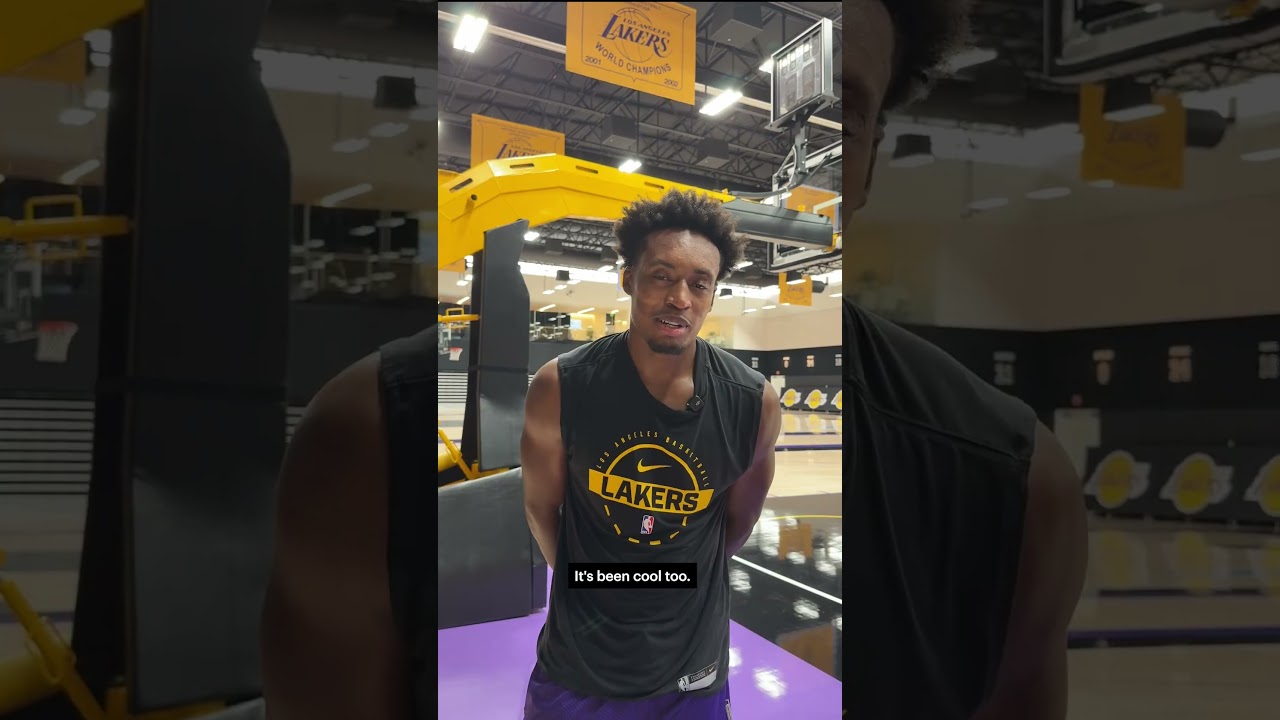 Austin and Collin have been putting in work 🫡 #lakers