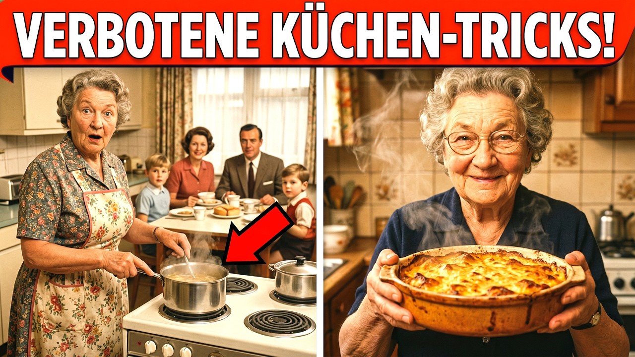 Omas 22 VERBOTENE Küchen-Tricks aus den 60ern – Laut Wissenschaft Einfach GENIAL