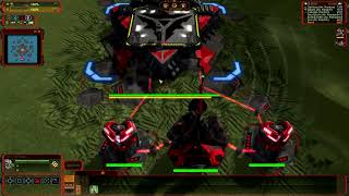 Cheating AI 7FFA I win Supreme Commander: Forged Alliance as Cybran, Gentleman's Reef map