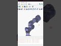 6DOF Prototype 1, FreeCAD Theta 1 - 6 #robotics