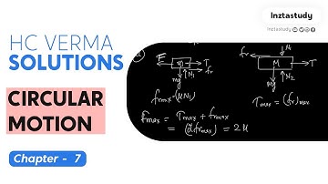 HC VERMA SOLUTIONS | Part 1 | Chapter 7 | Circular Motion | QNO 26
