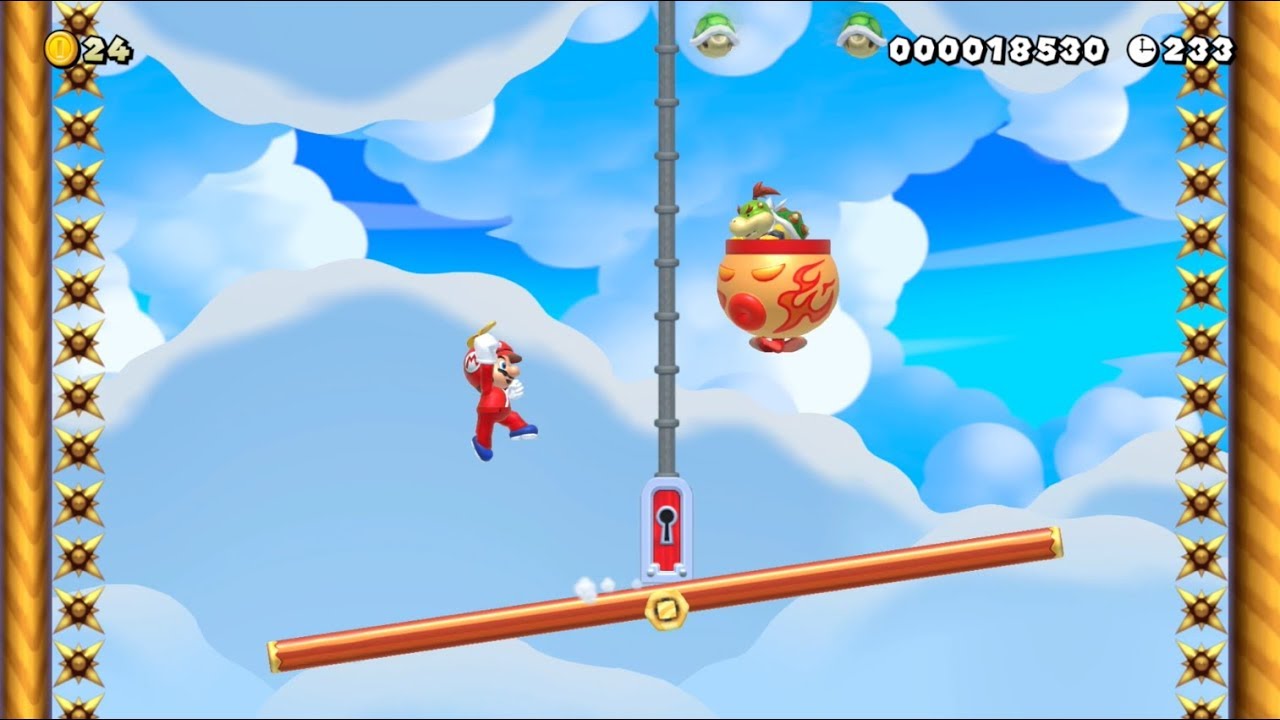 Eric's Super Mario Maker 2 Levels: Bowser Jr's Sky Assault