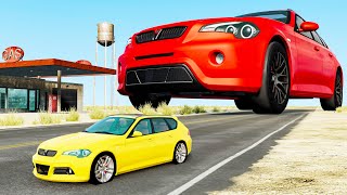 Biggest car vs Smallest car #2 -  Beamng drive