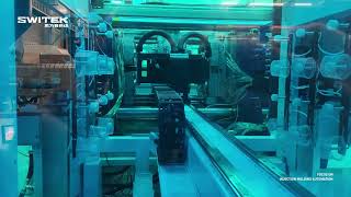 Switek Automation - 6+6 Cavities Lunch Box Stack Mold Injection Molding Automation Solution