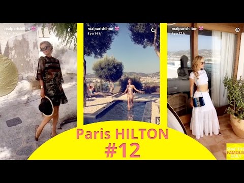 Paris Hilton photoshoot in Ibiza - snapchat - july 26 2016