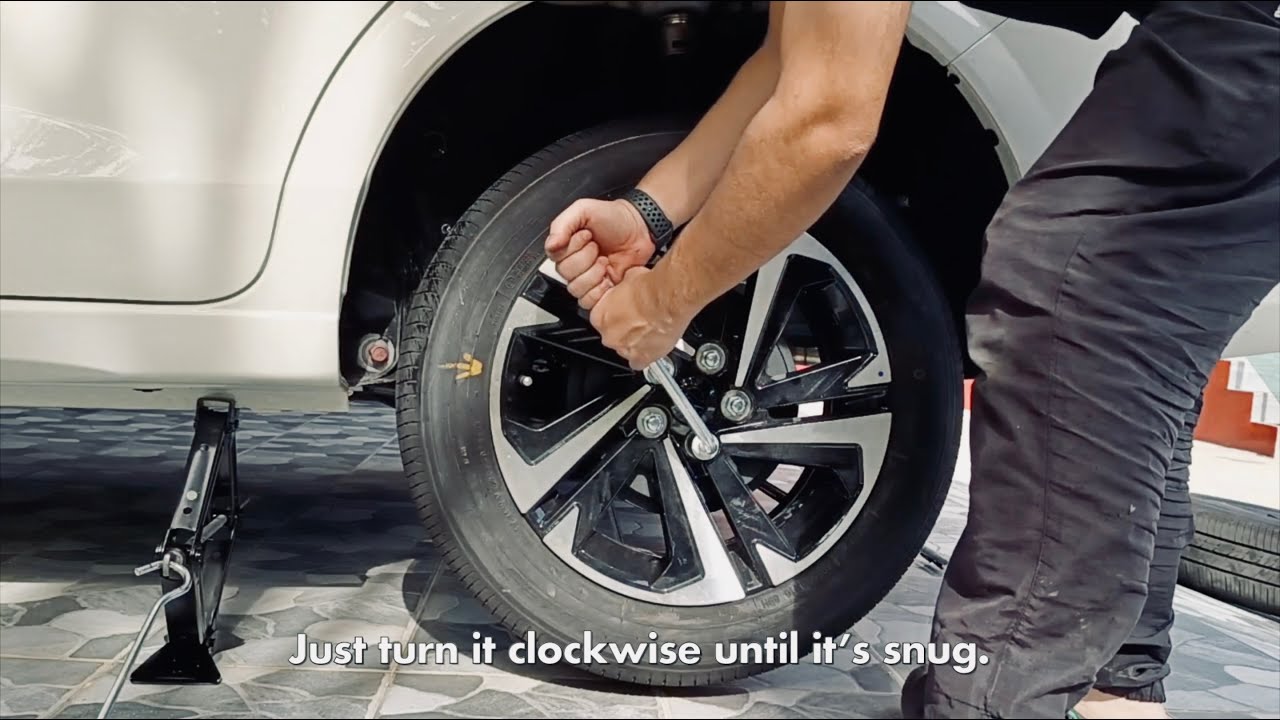 How to Change a Spare Tire on a Perodua Alza
