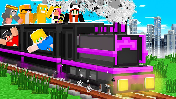 Fizemos a Maior Viagem de Trem com os Amigos no Minecraft!