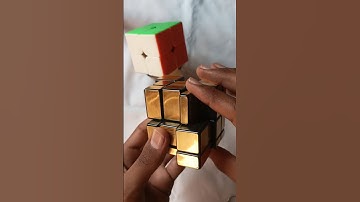 This is actually a loop with mirror cube #viral #shorts #rubikscube