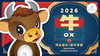 2026 OX Chinese Zodiac Forecast 属牛生肖运势