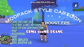 [SHARE] MODPACK STYLE CARTOON BOOST FPS 100MB DOANG || GTA SAMP ANDROID