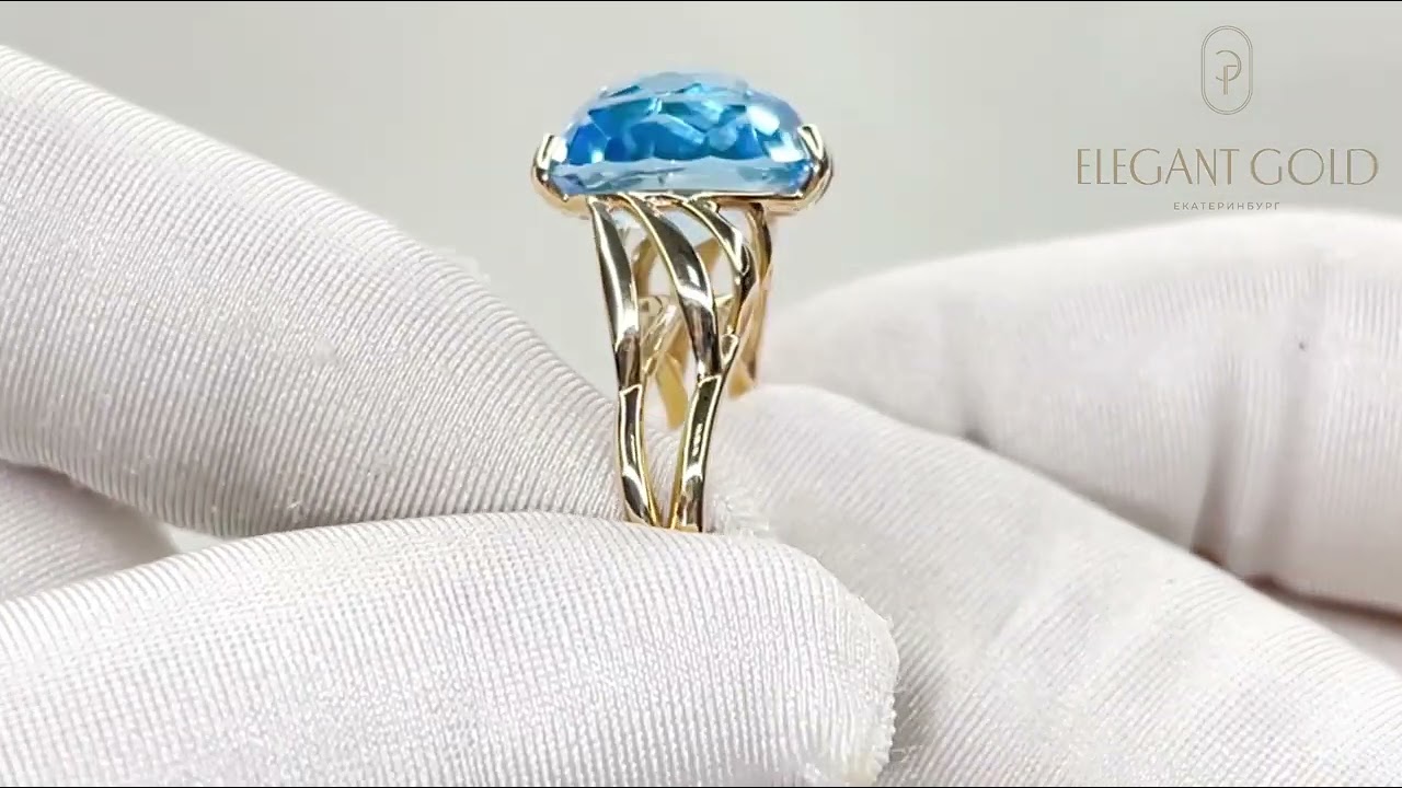 арт. 10223 Кольцо, топаз