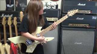 LOUDNESS CRAZY DOCTOR 桜花10歳 ギター少女 chords