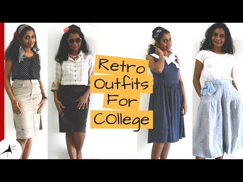 modern retro outfit for girls