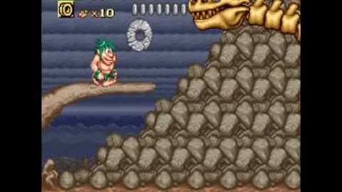 Joe and Mac no-deaths playthrough - Part 4: Lava, then bones