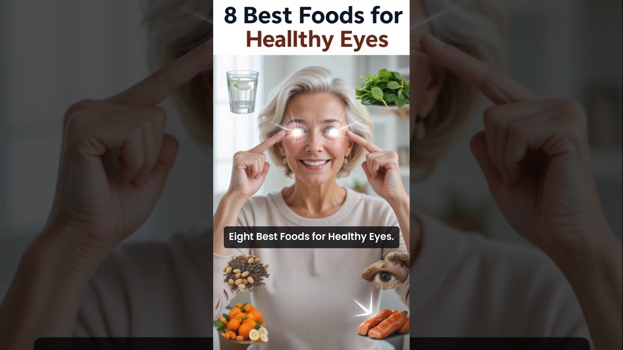 8 Best Foods for Healthy Eyes | Natural Vision Boosters | 8 Best Foods for Strong Eyes 
