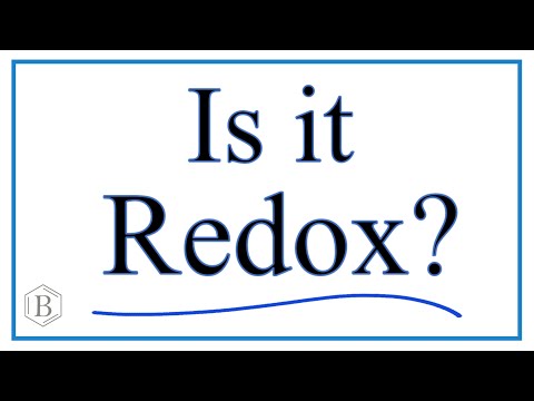 How To Tell If A Reaction Is A Redox Reaction