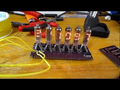 Numitron tubes board test