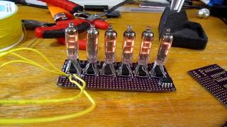 Numitron tubes board test