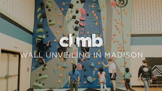 1Climb Madison Wisconsin Wall Unveiling