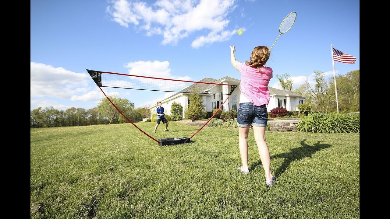 Zume Games Portable Badminton Set YouTube